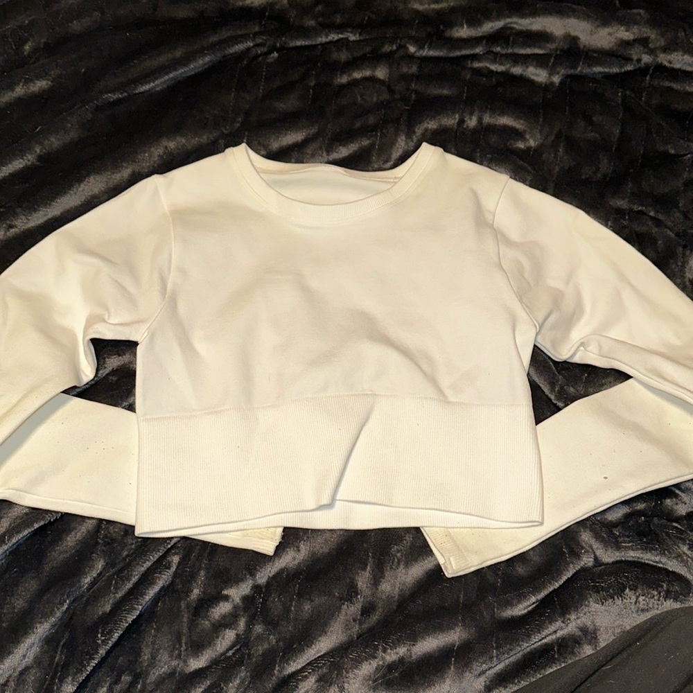 Long sleeve crop top